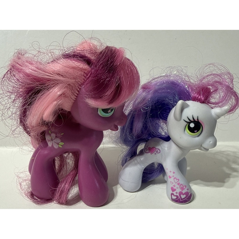 Vtg Hasbro 2008 My Little Ponies Cheerilee Love Wishes G3 Heads‎ Turn Messy Hair